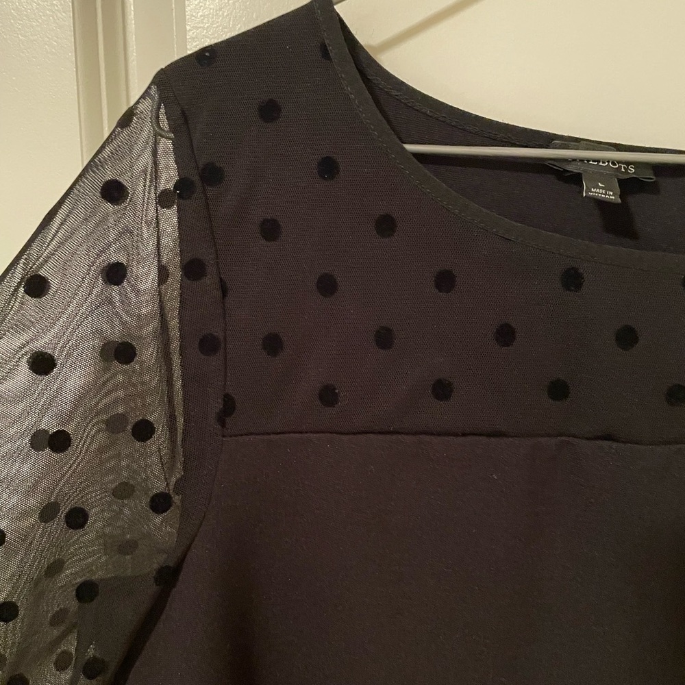 Talbots dotted top